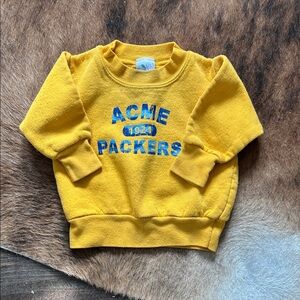 ACME Kids Yellow and Blue Packers Sweatshirt